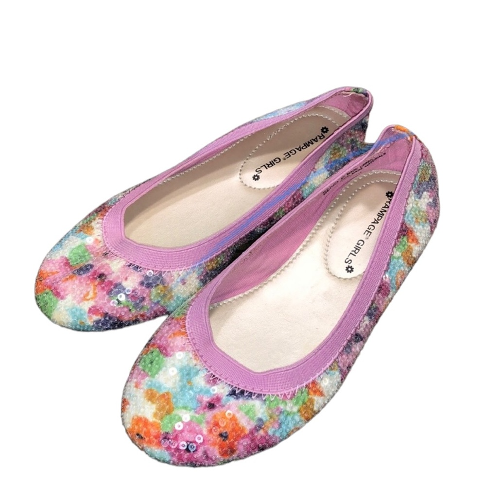 Rampage Girls Sequin Flats